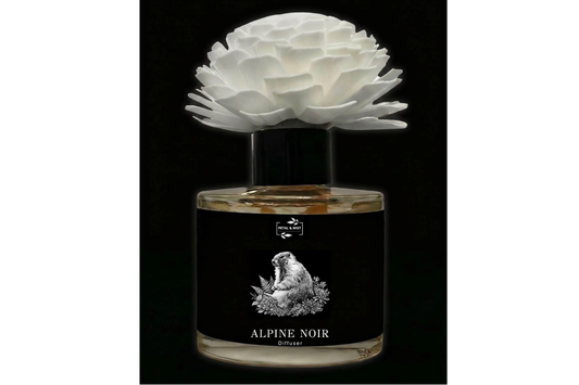 Alpine Noir Luxury Flower Diffuser - 100ml