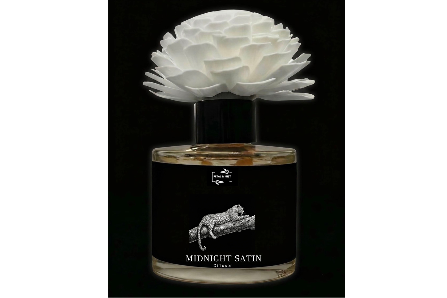 Midnight Satin Luxury Flower Diffuser - 100ml